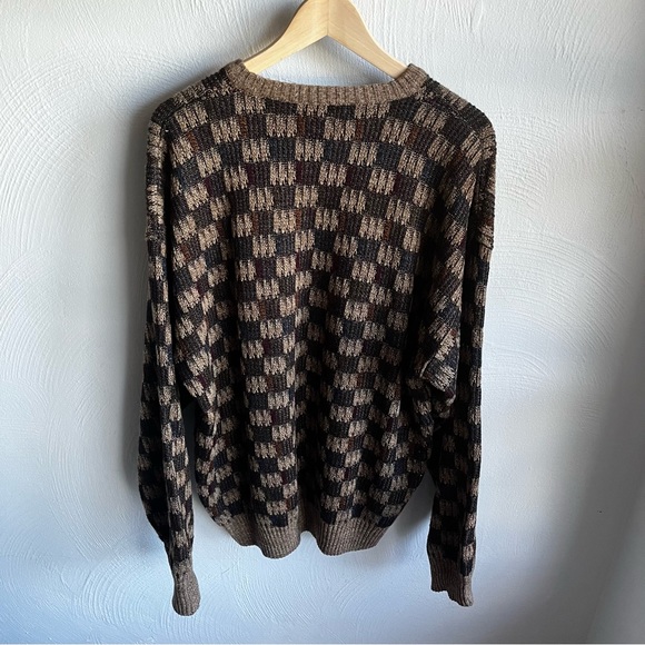Vintage Geoffrey Beene Knit Sweater XL - Picture 4 of 6